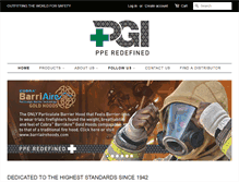 Tablet Screenshot of pgi-inc.com